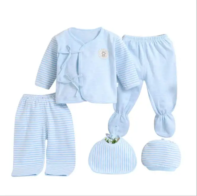 5Pcs-9Pcs Lot Baby kleidung Großhandel 100% Bio-Baumwolle Neugeborene Baby anzüge 0-12 Monate Sets Geschenk