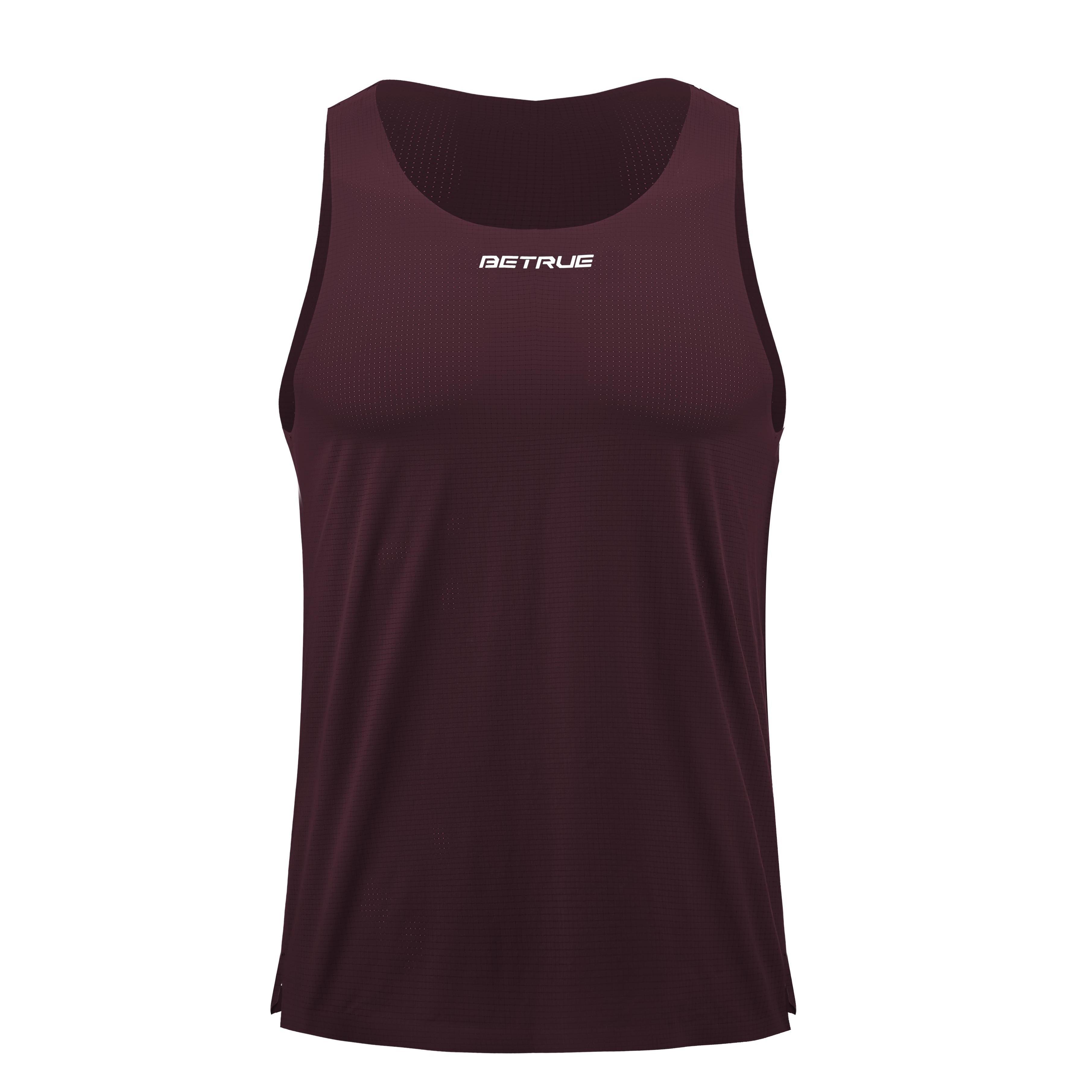 Seamless Marathon Tank Top Lightweight Running Singlet Shirt Dry Fit Workout Sleeveless T-Shirt