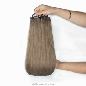 ผมรัสเซียแบบ Double Drawn Remy แท้ ขายส่ง ไม่ผ่านการแปรรูป หนังกำพร้าผมเรียงตัวสวย แบบ Body Wave Genius Weft ต่อผม - Product Image 3