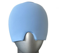 Capuchon de compression de haute qualité avec masque oculaire en gel chaud et froid pour le soulagement des maux de tête et des migraines