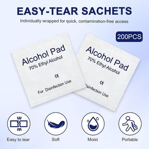 Toallitas desinfectantes médicas desechables con alcohol isopropílico al 75% para uso en desinfección, certificadas por CE e ISO - Product Image 2
