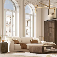 Canapé deux places en bois massif, style moderne, qualité commerciale, pour les amateurs de décoration intérieure contemporaine