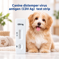 Bandelette de test rapide de diagnostic vétérinaire haute précision, sachet individuel, kit de dépistage de la santé animale facile à utiliser