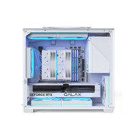 Boîtier PC GALAX Metal Master T240 SFF Mini ITX avec poignée de transport, verre trempé, châssis d'ordinateur de jeu en maille, noir