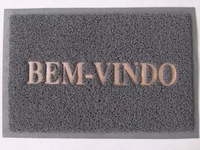 Tapis antidérapant en PVC ignifuge, design Art Déco, motif personnalisé, marque Muen, tapis d'entrée, imperméable, vente en gros