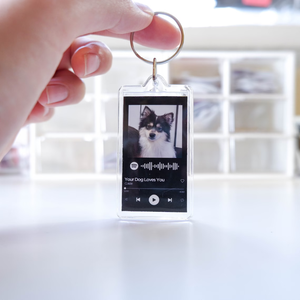 LLavero de coche de plástico de moda barato personalizado Popular claro doble cara impresión llavero en blanco personalizado foto acrílico llavero - Product Image 4