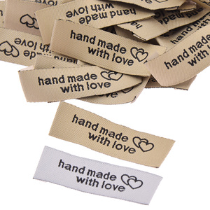 Trung Quốc Nhà Máy Tùy Chỉnh Quần Áo Tư Nhân Thương Hiệu Cá Nhân Thiết Kế Logo In Dệt Nhãn Không Có Moq Dệt Nhãn - Product Image 5