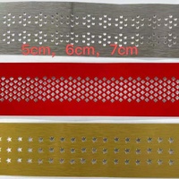 Bande d'aluminium 1100 3003 brossée, miroir et colorée, prix usine, sur mesure, pour lettres en relief, bobine d'aluminium sur mesure