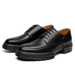 Zapatos de vestir y Oxford retro de diseñador para hombre, de cuero genuino, casuales, de caña alta, mocasines de punta, fáciles de poner, tallas grandes, novedad transfronteriza - Product Image 4