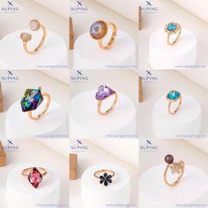 250718 ज्वैलरी मल्टी स्टाइल रिंग संग्रह 14k 18k गोल्ड प्लेटेड जेम्स्टोन रिंग्स थोक ऑर्डर फैशन गहने - Product Image 4
