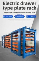 Étagère à palettes pliable robuste en acier au carbone à 6 niveaux, pour entrepôt industriel, gain de place, antirouille