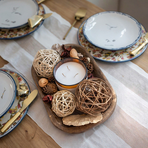 Bol à pâte en bois pour décor à la maison style cottage campagnard ciré pièce maîtresse décorative bol en bois décoratif - Product Image 6