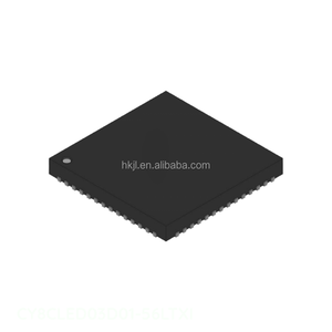 Compre componentes electrónicos en línea integrados 56 VFQFN Exposed Pad, canal del fabricante de la CY8CLED03D01-56LTXI - Product Image 1
