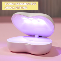 Lampe à ongles LED UV portable mini USB rechargeable de haute qualité avec fonction de séchage rapide automatique pour la manucure à domicile et le séchage du gel