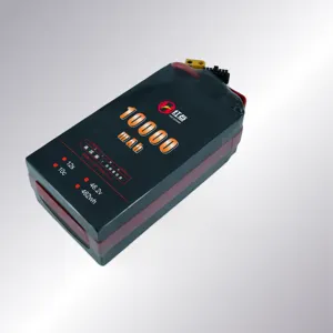 46.2V 10000Mah 10ah 12S Hoogspanningsbatterij Li-Po Fabricage Hd Uav Power Drone Batterij Uav Vaste Wind Vtol Multi-Rotor