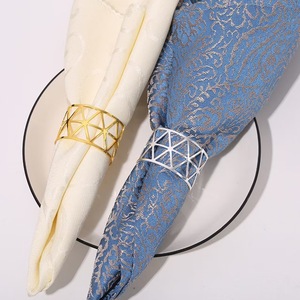 Ronds <span class=keywords><strong>de</strong></span> <span class=keywords><strong>serviette</strong></span> en métal élégants pour mariages, restaurants et fêtes - Décorations <span class=keywords><strong>de</strong></span> <span class=keywords><strong>table</strong></span> en gros - Product Image 4