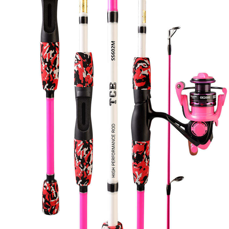 Tige rose de 1.8m avec la bobine 2000 #