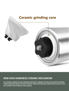 Molinillo de Café Manual de Acero Inoxidable Más Vendido, Ajustable, con Muela Cónica de Cerámica, Herramienta <span class=keywords><strong>para</strong></span> Café - Product Image 5