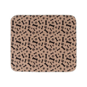 Tapis réutilisable <span class=keywords><strong>lavable</strong></span> pour animaux de compagnie Tapis de <span class=keywords><strong>couche</strong></span> <span class=keywords><strong>lavable</strong></span> pour chien et chat 3 couches absorbantes Couches pour chiens Coussinets empreinte de patte osseuse pour canapé-lit Plancher intérieur - Product Image 3