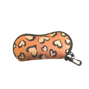 Bolsa portátil personalizada Neoprene Eye Óculos Durável Soft Sunglasses Case com Zipper - Product Image 4