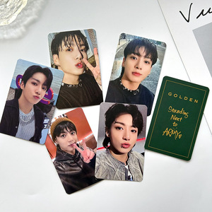 Juego <span class=keywords><strong>de</strong></span> 7 Fototarjetas <span class=keywords><strong>de</strong></span> <span class=keywords><strong>Jungkook</strong></span>, Fototarjetas del Álbum Golden Solo, Mini Tarjetas Postales Coleccionables, Regalo para Fans del K-pop, Mercancía Kpop - Product Image 2