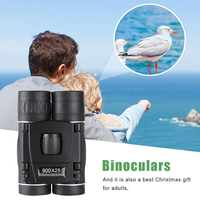 Binoculares de Largo Alcance de Alta Potencia con Adaptador para Teléfono, Mini Binoculares Compactos de Bolsillo para Caza, Conciertos, Teatro, Ópera y Actividades al Aire Libre