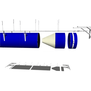 Chống cháy có thể giặt linh hoạt dệt ống và Vải Ống dẫn không khí với hỗ trợ cho hội thảo và phòng tập thể dục - Product Image 6