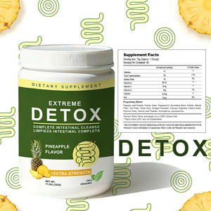 Poudre Détox Colon à Base de Fibres Végétales Naturelles Saveur Citron, Probiotiques Multiples, Réduit la Graisse Abdominale, Digestif pour Adultes - Product Image 5