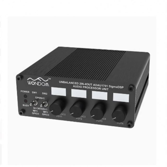 MLK 2.1 4.0 DSP Audio Processing Front-end signal Board 2 in 4 Out Electronic Two-way Subwoofer ADAU1701