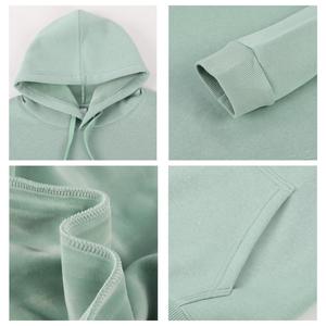 420克健身印花棉绒套头衫拉绳超大毛绒羊毛长袖空白3D刺绣环保 - Product Image 4