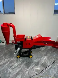 Macchina automatica per la frantumazione della pula di fieno per la frantumazione dell'erba tritatutto macchina animale 4.8 ton/h