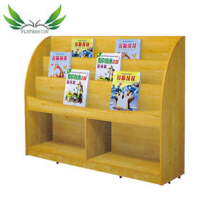 Vendita diretta all'ingrosso della fabbrica Design semplice in legno portariviste per biblioteca, scuola, uso ufficio - Product Image 5