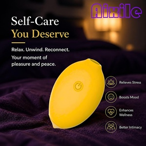 Zitronenförmiger Saugvibrator für Erwachsene, 10 Saugmodi, Dildo für Frauen, Paare, Klitoris-, Brustwarzen- und Analstimulator - Product Image 2
