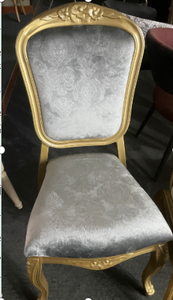Silla de Restaurante Comercial GDRS de Aluminio Dorado, Asiento Tapizado con Cojín de Espuma, Patas Cónicas, Diseño Europeo Moderno para Uso en Interiores - Product Image 6