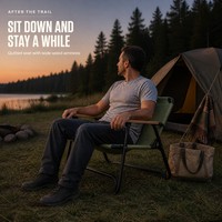 Chaise pliante d'extérieur pour la pêche au bord du lac, avec siège matelassé en Oxford 600D, chaise de loisirs portable pour le jardin et le camping