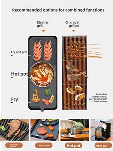 Mesa y Sillas para Barbacoa al Aire Libre, Patio/Jardín/Terraza, Mesa para Asar a la Parrilla con Carbón/Eléctrica, Juego de Comedor Estilo <span class=keywords><strong>Chino</strong></span>, Muebles de Exterior - Product Image 5