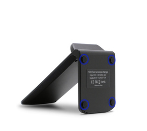 10W cargador inalámbrico Qi soporte Q740 rápido de <span class=keywords><strong>carga</strong></span> para <span class=keywords><strong>iPhone</strong></span> QC3.0 rápido <span class=keywords><strong>base</strong></span> de <span class=keywords><strong>carga</strong></span> inalámbrica para Samsung Xiaomi huawei - Product Image 1