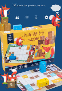 new design Puzzle thinking game little fox pushes the box wooden toys Wholesale hot sale wooden toys educational children - Product Image 4