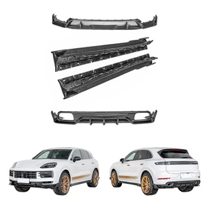 Kit de Carrocería 2024-2025 para Cayenne, Modificación y Mejora de Automóviles, Alerón Delantero y Trasero de Fibra de Carbono, Faldones Laterales - Product Image 1