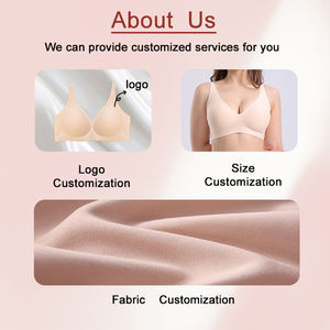 Reggiseno Jelly Senza Ferretto con Design Leopardato Rosa, Nuovo Colore, Scollatura Profonda a V, Imbottito, Senza Cuciture, Comodo per Uso Quotidiano - Product Image 5