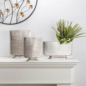 Floreros de trompeta grandes de aluminio para decoración del hogar, vajilla con acabado negro 2025, florero para decoración para sala de estar - Product Image 6