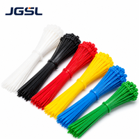 Attaches de câble en nylon autobloquantes miniatures 3,6x150mm 18LB Fabrication personnalisée Blanc Noir Rouge Jaune Bleu Vert