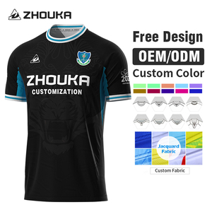 Maglia da Calcio Personalizzata di Alta Qualità, Abbigliamento Sportivo Traspirante a Rapida Asciugatura, Uniforme di Squadra all'Ingrosso - Product Image 1