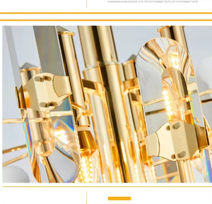 Offre Spéciale suspendues salon nordique suspendus asfour led lustre en cristal lumières - Product Image 6