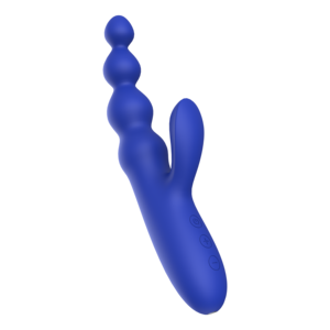 デュアルバイブレーションGスポット＆アナルビーズ付きラビットバイブレーター 女性用 後部刺激アダルトグッズ - Product Image 2