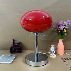 Lámpara de Mesa de Cristal Creativa, Estilo <span class=keywords><strong>Dulce</strong></span> Rosa, Lámpara de Noche para Dormitorio, Lámpara Decorativa para Sala de Estar - Product Image 2