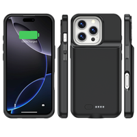 Chargeur de batterie mobile rechargeable à grande capacité USB C TPU, prix d'usine, charge rapide, batterie externe, étui de chargeur de batterie