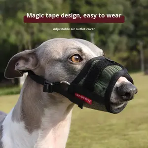 Máscara para Perro con Cierre de Velcro Ajustable, Transpirable, Anti-Mordidas y Anti-Ladridos, Nueva - Product Image 5