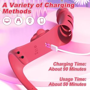 Vibrador de Dedo con Forma de Rosa para Mujeres, Dildo Realista, Ayuda para la Masturbación, Juguete Sexual para Adultos - Product Image 2