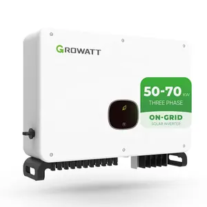 Fournisseur d'or Growatt 50Kw 60Kw 70Kw Onduleur de stockage d'énergie solaire sur réseau 380V